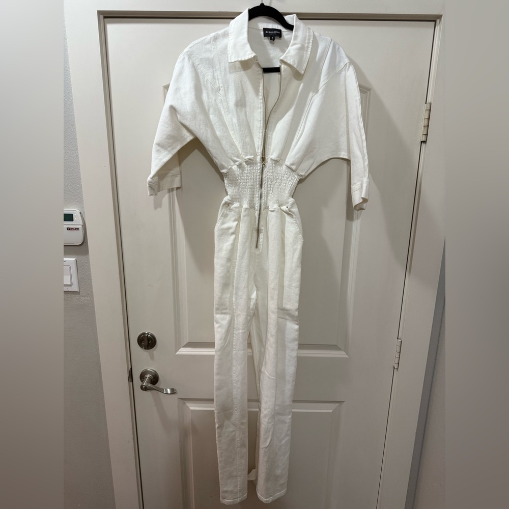 Retrofete Cream Jumpsuit